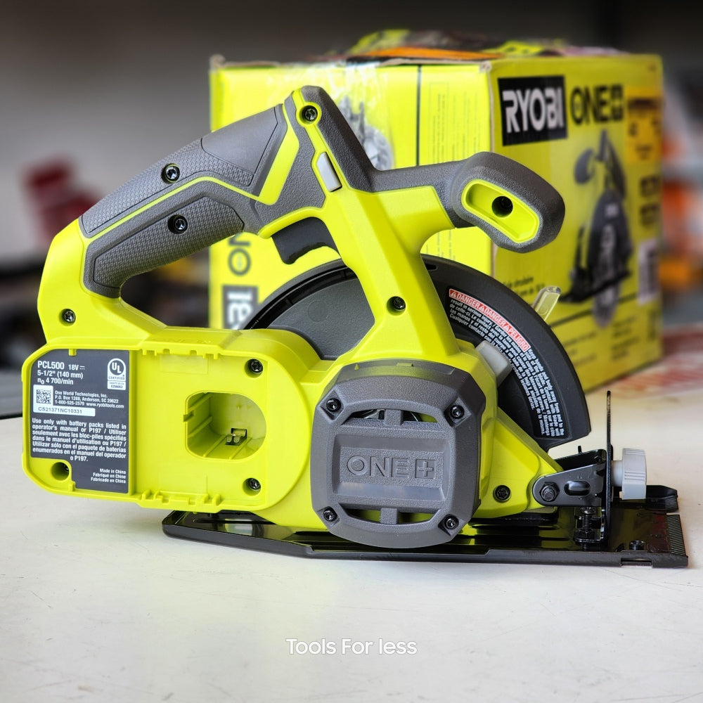 ONE + 18V Cordless 5 1/2 in. circular Saw (tool only) ONE + 18V Cordless 5 1/2 in. circular Saw (tool only)